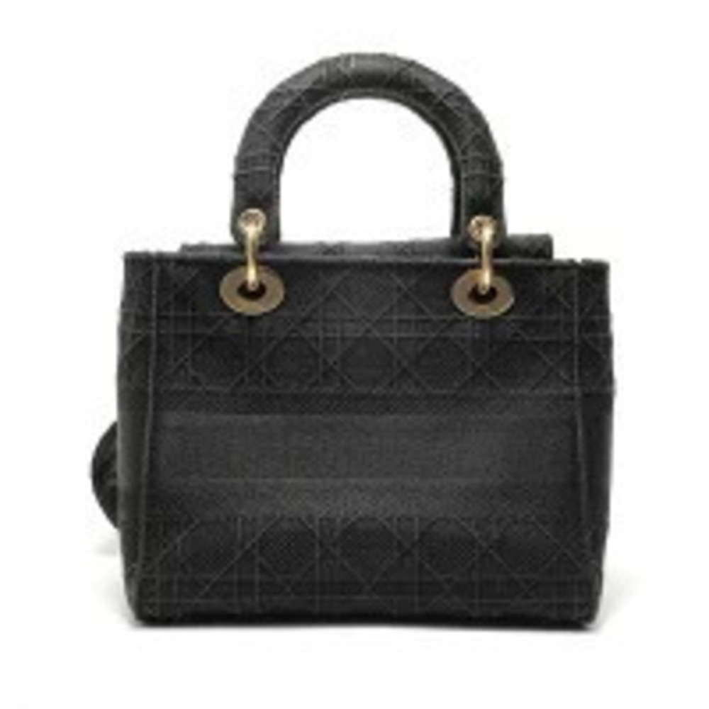 Christian Dior Lady D Shoulder Bag Black